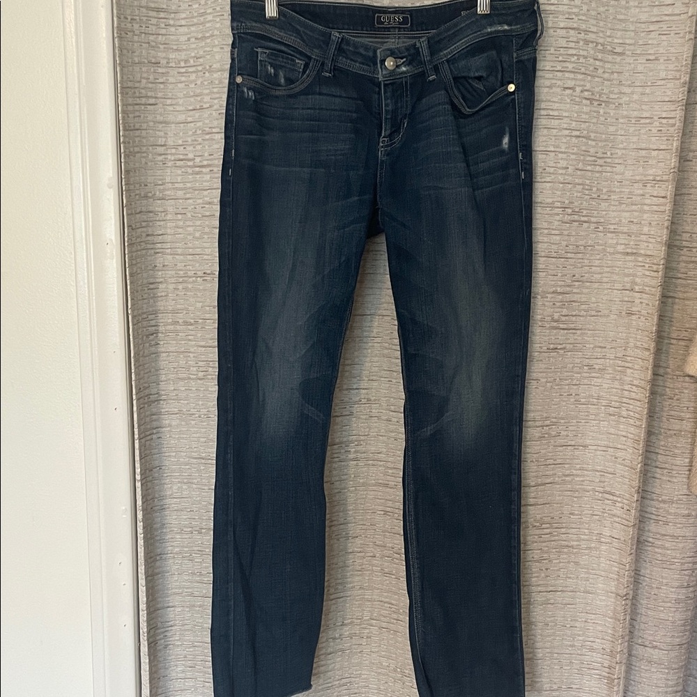 Guess Women's Deep Indigo Skinny Jeans